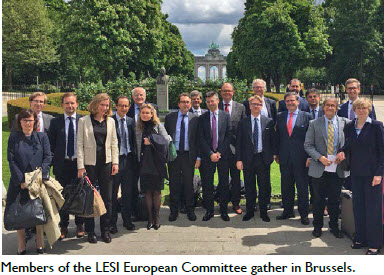 Members of the LESI European Committee gather in Brussels.
